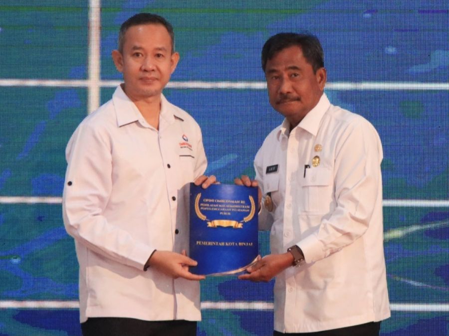 Pemko Binjai Raih Opini Ombudsman RI Kategori Kualitas Sedang