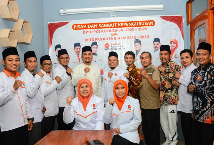 Pengurus DPTD PKS Binjai Dilantik 7 September 2025