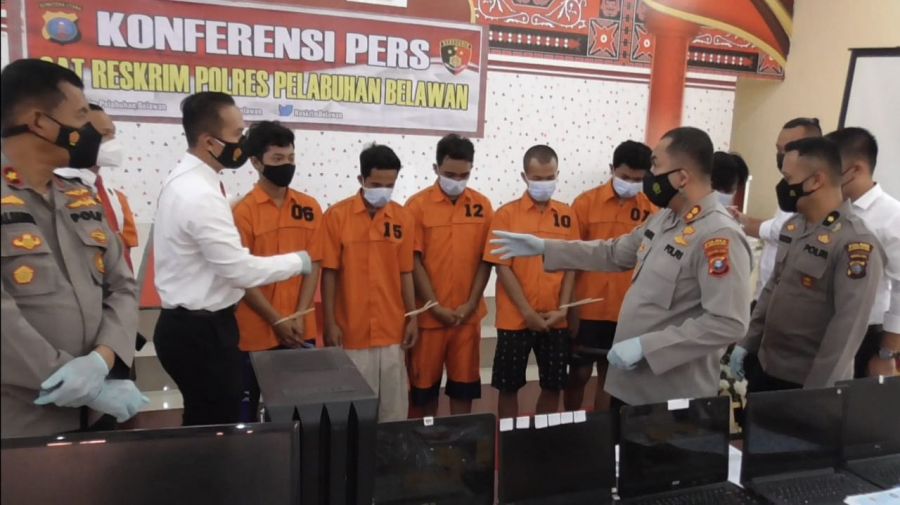 Polres Belawan Berhasil Bongkar Komplotan Pembuat Akun Prakerja Palsu