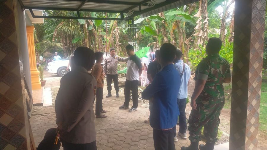 Polsek Na IX-X Berkolaborasi dengan Mahasiswa UPMI Medan Gelar GSN di Desa Pulo Jantan