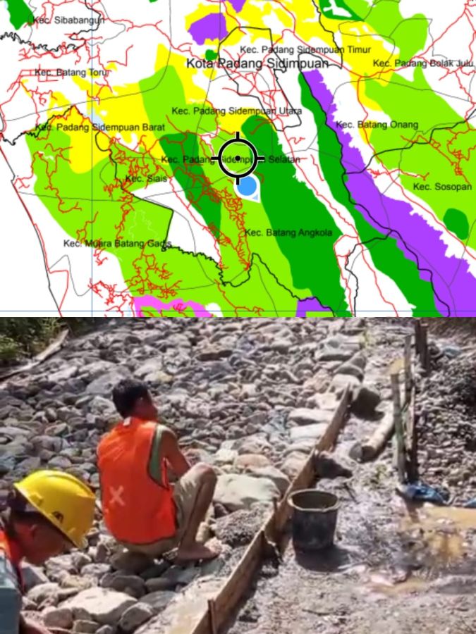 Proyek JUT 2025 Lokasi kawasan Hutan di Angkola Selatan Diduga Kuat Mark UP dan AsalJadi