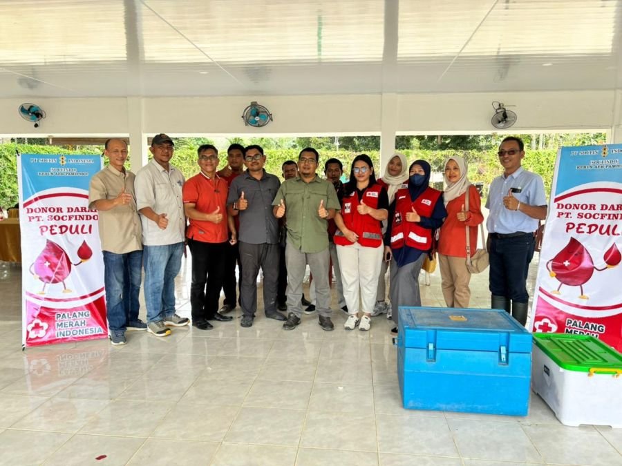 PT Socfindo Aek Pamienke Gelar Donor Darah, Hasilkan 98 Kantong Darah