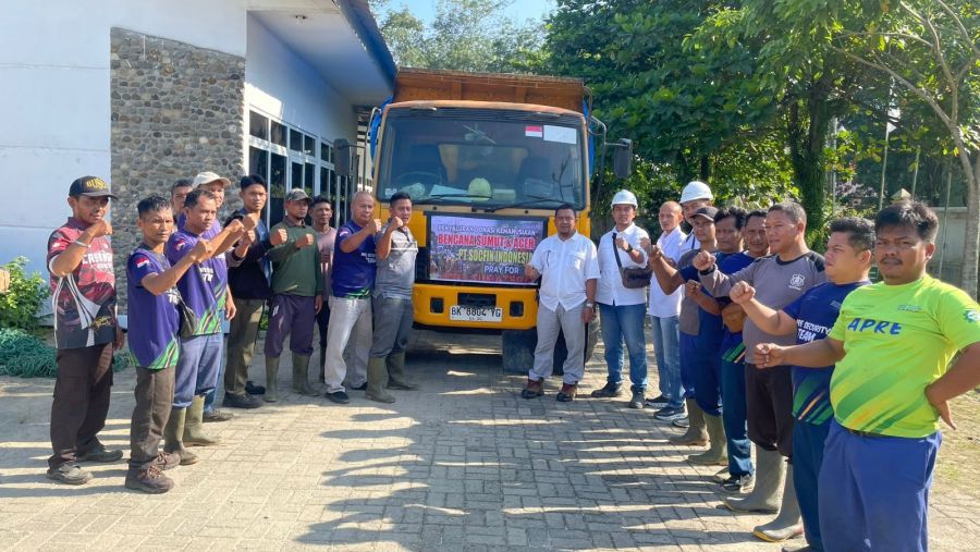 PT Socfindo Kebun Aek Pamienke Salurkan Donasi Kemanusiaan untuk Korban Bencana di Sumut dan Aceh