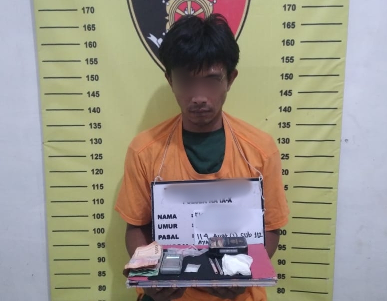 Reskrim Polsek NA IX-X Ungkap Kasus Peredaran Sabu di Desa Simpang Merbau, Satu Pelaku Diamankan