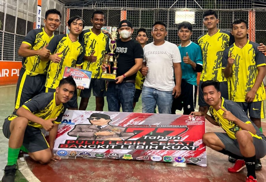 Sadeeva FC Juarai Liga Assosiasi Futsal Aek Ledong Asahan