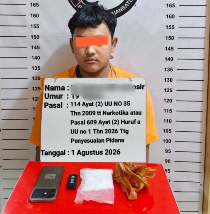 Satres Narkoba Polres Labuhanbatu Gagalkan Peredaran 94 Gram Sabu Antarwilayah