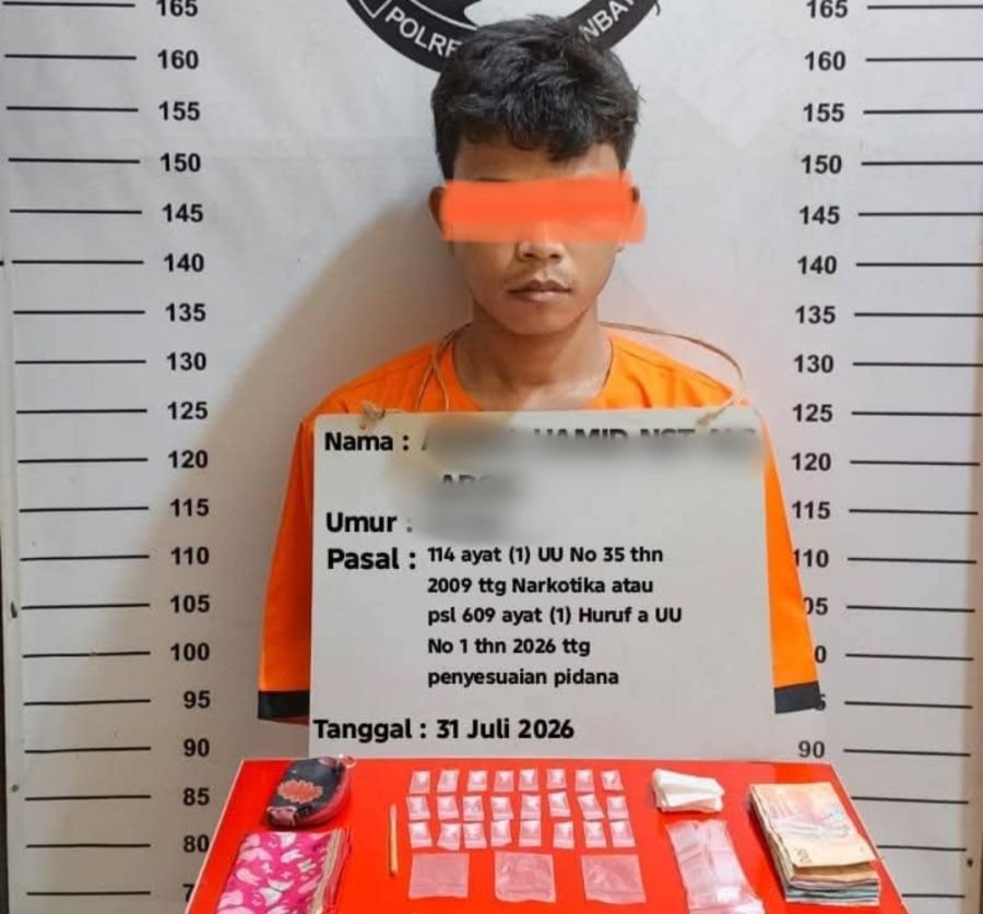 Satres Narkoba Polres Labuhanbatu Tangkap Pengedar Sabu di Rantau Utara, Sita Barang Bukti 3,64 Gram