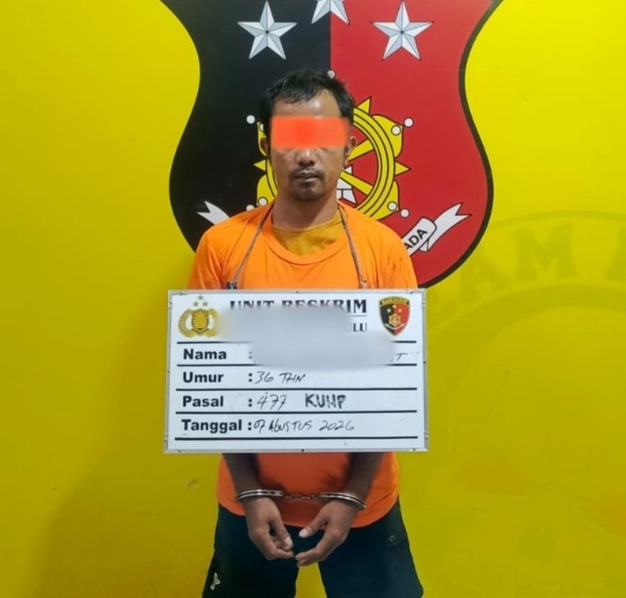 Sempat Kabur Saat Digerebek, DPO Kasus Curat Rp150 Juta Akhirnya Diciduk Unit Reskrim Polsek Kualuh