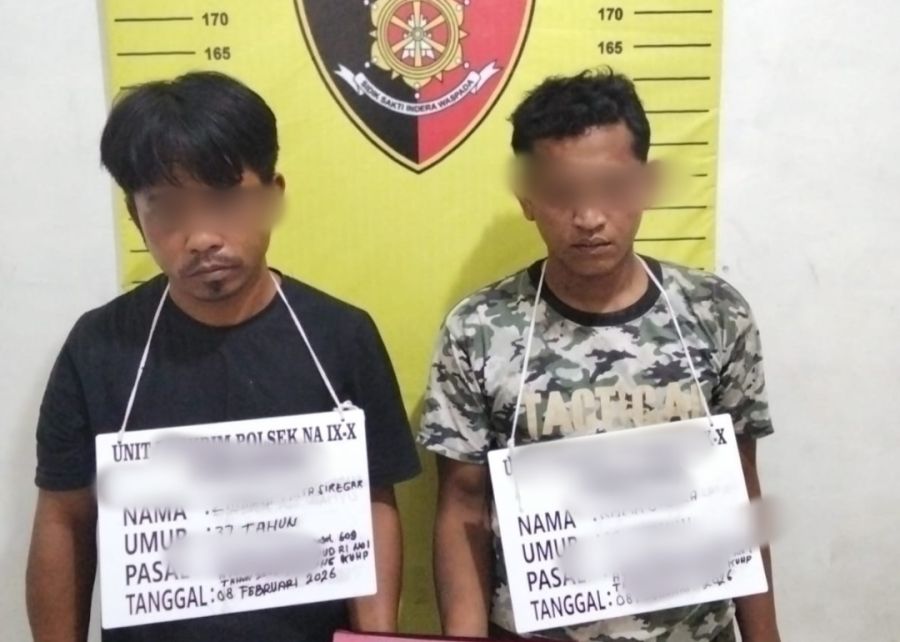 Sempat Kabur, R Akhirnya Ditangkap Unit Reskrim Polsek Na IX X  Kasus Peredaran Narkoba Jenis Sabu