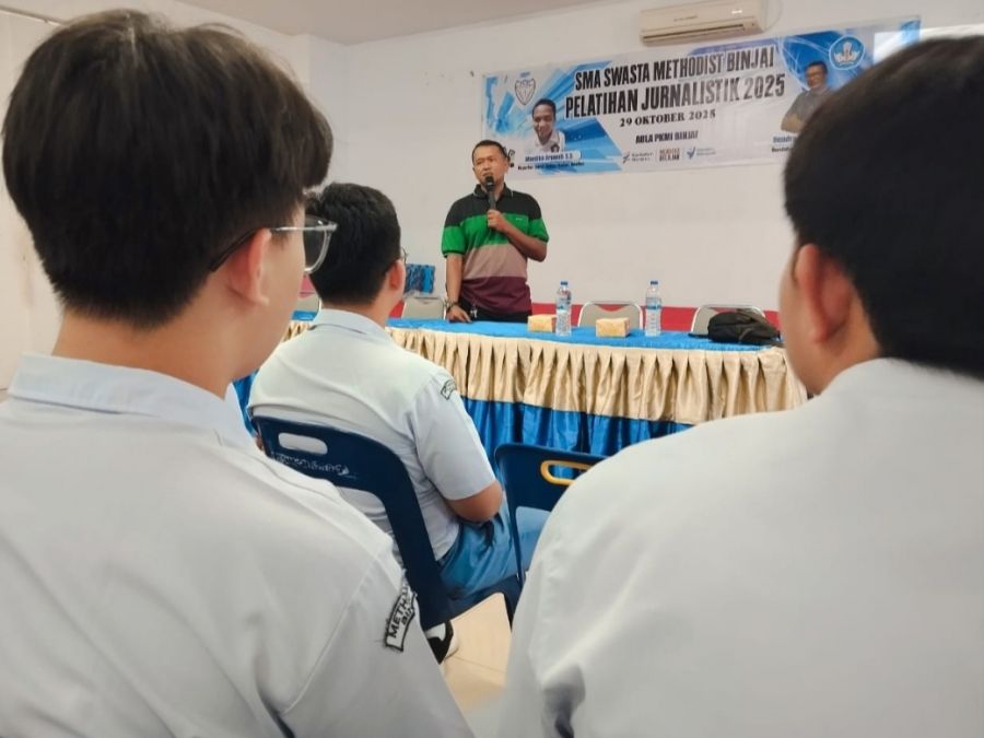 Siswa SMA Methodist Binjai Ikuti Pelatihan Jurnalistik