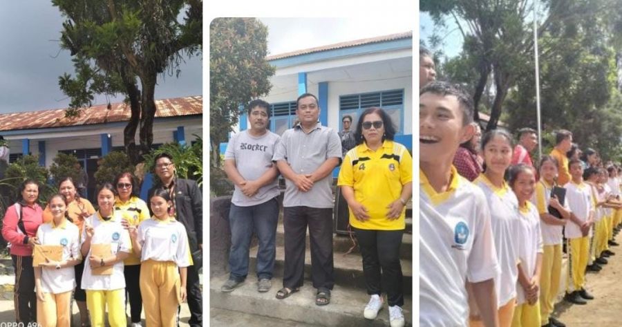 SMP N 1 Berastagi Serahkan Rapor kepada Siswa TA 2022-2023
