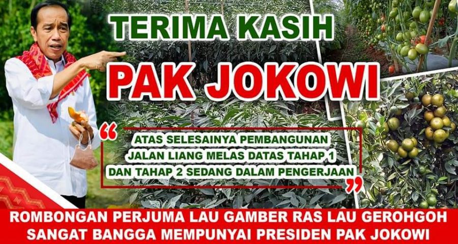 Terima Kasih Pak Jokowi! Warga LMD Persiapan Pawai dan Pembuatan Spanduk