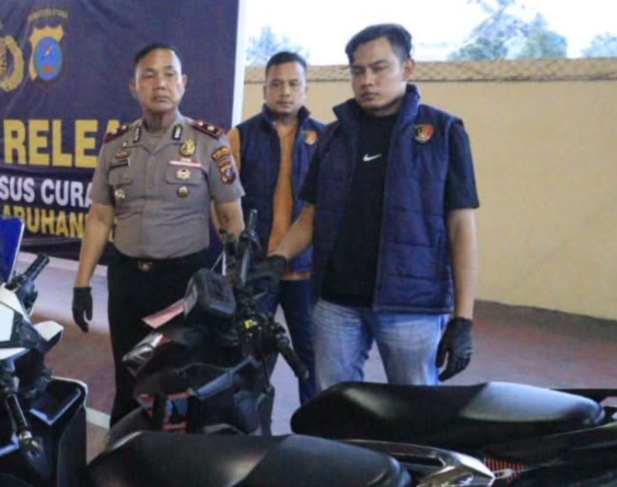 Tiga Hari Menjabat Kanit Reskrim Polsek Kualuh Hulu, Ipda Satria  Berhasil Amankan Pelaku Curanmor