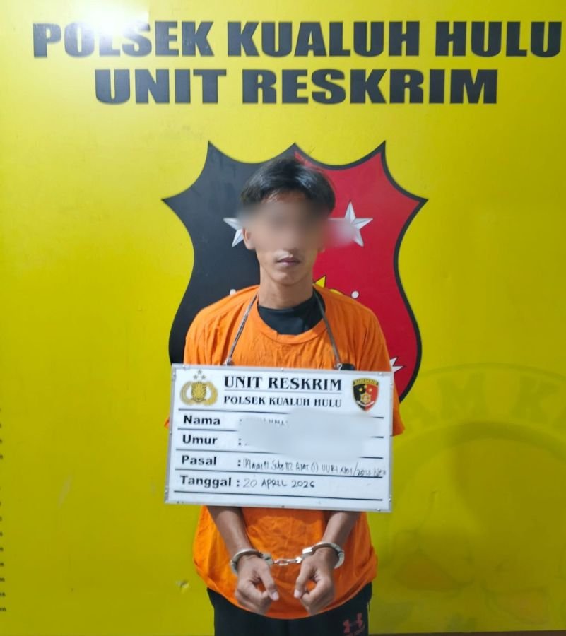 Tim Anti Bandit Polsek Kualuh Hulu Amankan  Warga Asahan, Pelaku Peredaran Narkoba Jenis Sabu