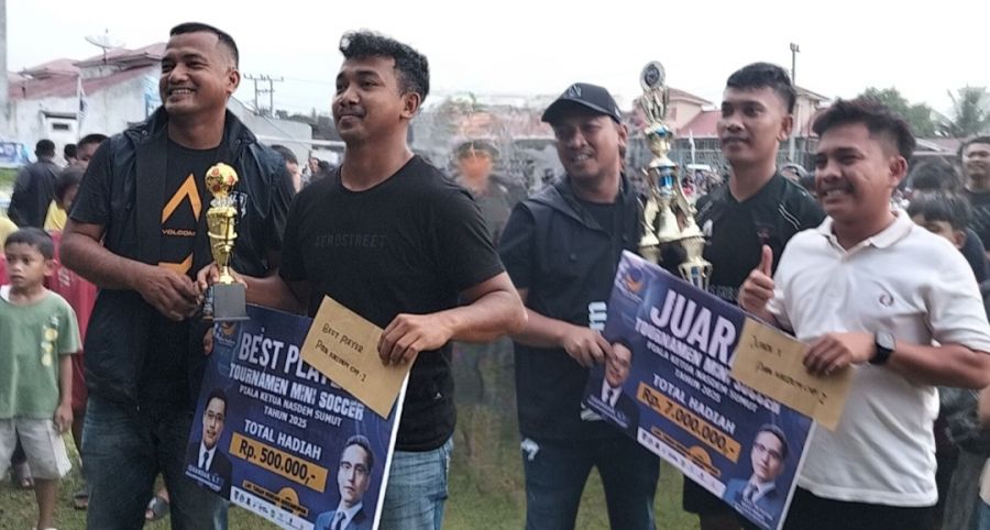 Turnamen Mini Soccer Piala Ketua NasDem Sumut Cup 2025 Resmi Ditutup, Panitia Ucapkan Terimakasih