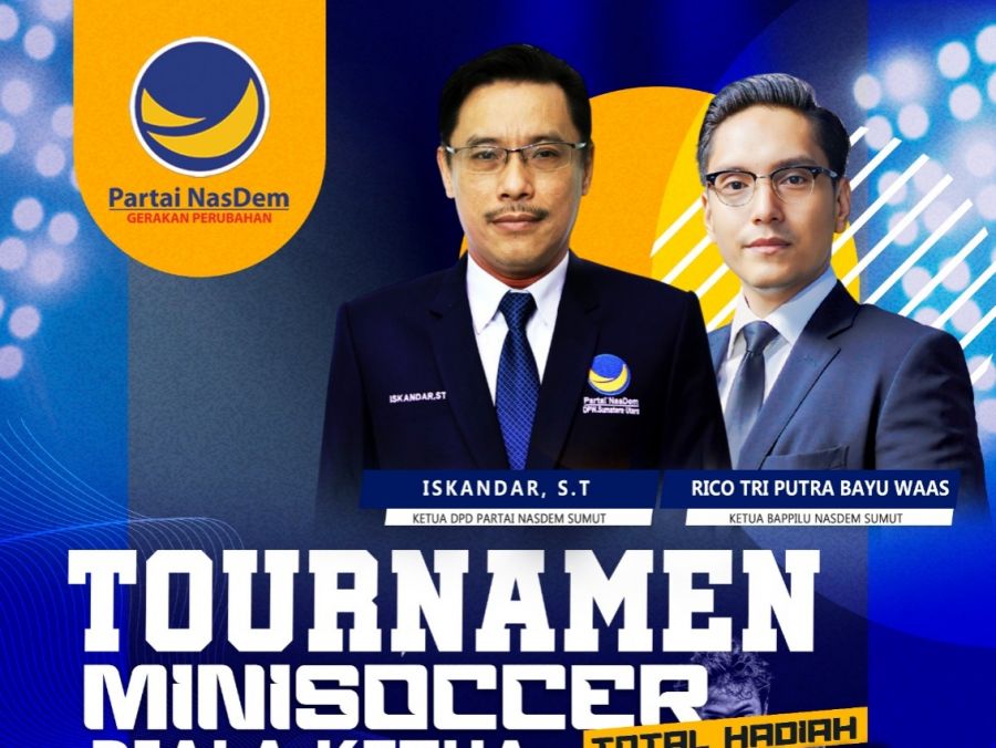 Turnamen Mini Soccer Piala Ketua Nasdem Sumut Memasuki Babak Final, Berikut Jadwalnya