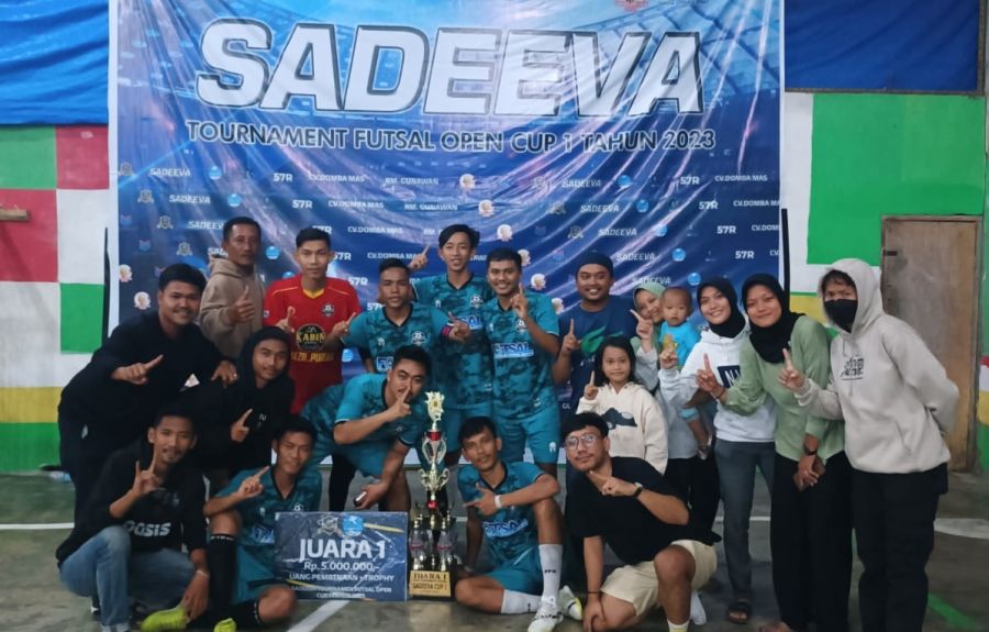 Turnamen Open Futsal Sadeeva Cup I Tahun 2023 Resmi Ditutup