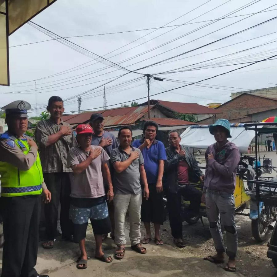 Unit Lantas Polsek Kualuh Hulu Laksanakan Dikmas