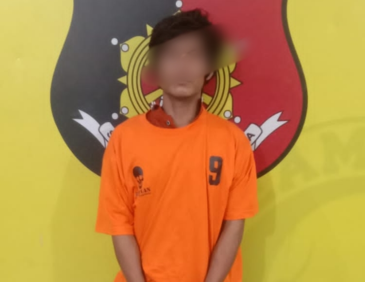 Unit Reskrim Polsek Kualuh Hulu Bekuk Pengedar Narkoba di Alun- Alun Aek Kanopan