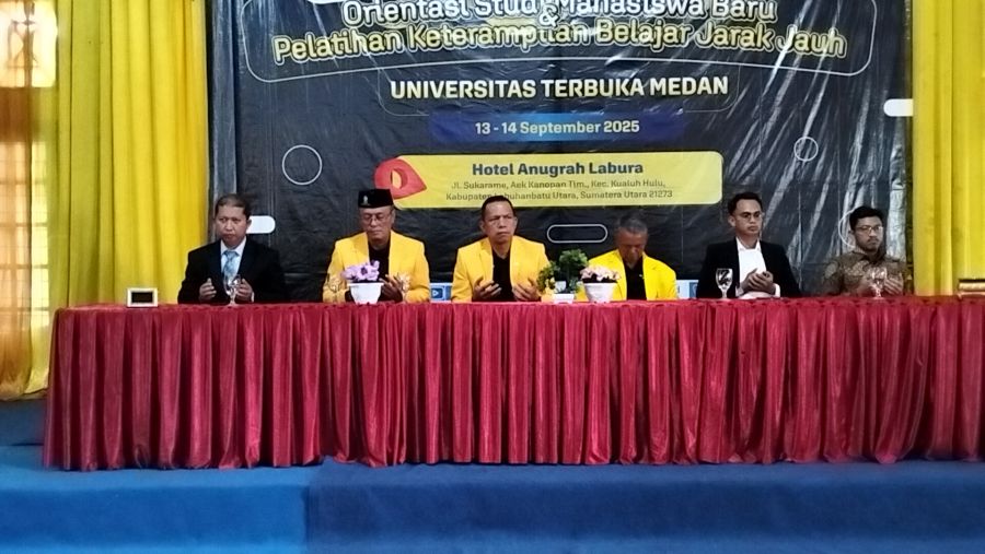 Universitas Terbuka Gelar Orientasi Mahasiswa di Aula Hotel Anugerah Aek Kanopan