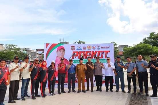 Walikota Tanjung Balai Waris Thalib Hadri Pembukaan Popkot Tahun 2023