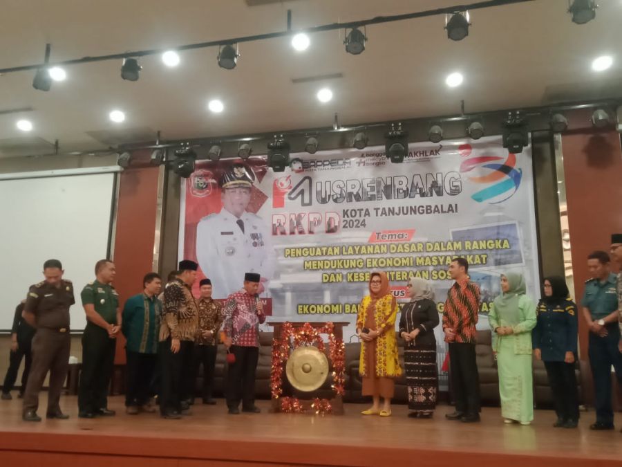 Walikota Tanjungbalai Buka Musrenbang RKPD 2024 Fokuskan Penguatan Layanan Dasar