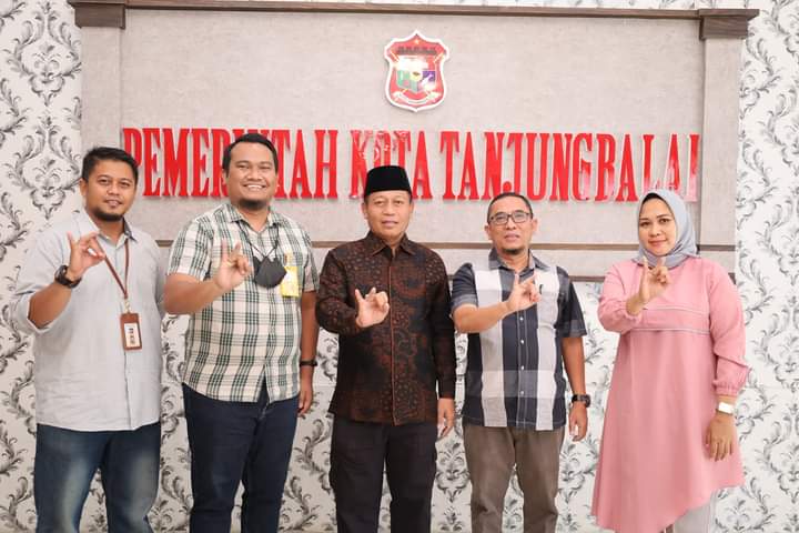 Walikota Tanjungbalai Terima Audiensi PT Bank Mandiri Taspen KCP Kisaran
