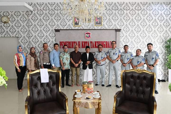 Walikota Tanjungbalai Terima Kunjungan Kerja PT Jasa Raharja Propsu