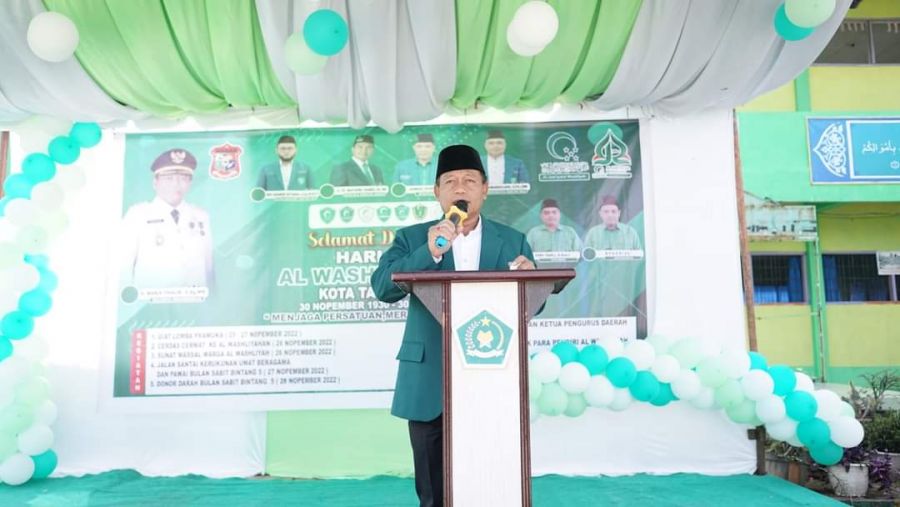 Walikota Waris Thalib bertindak Sebagai Pembina Apel Peringatan HUT Al Jami'yatul Washliyah