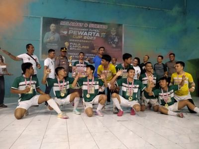 Pelajar Kota Lemang Juara Futsal Pewarta Cup