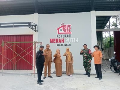 Progres Pembangunan Koperasi Merah Putih Rejosari Capai 86 Persen, Babinsa dan Lurah Tinjau Langsung