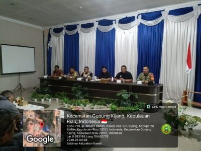 Sertu Ronal Hengki Saputra Hadiri Rapat Pengamanan dan Ketertiban Hunian Pekerja
