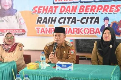 Wali Kota Tanjungbalai Waris Thalib Sosialisasi Bahaya Narkoba ke Sekolah